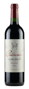 2015 | Château Clerc Milon | Pastourelle de Clerc Milon Pauillac - Wine