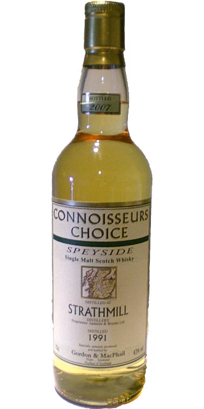 Strathmill 29 Year Old (D.1991, B.2021) Connoisseurs Choice Scotch Whisky | 700ML - Whiskey