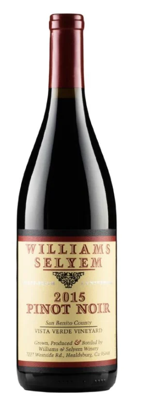 2015 | Williams Selyem | Viñedo Vista Verde Pinot Noir - Wine