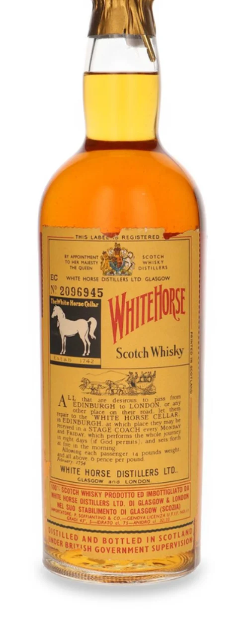 White Horse EC 2096945 (Bottled 1960s) Scotch Whisky - Whiskey