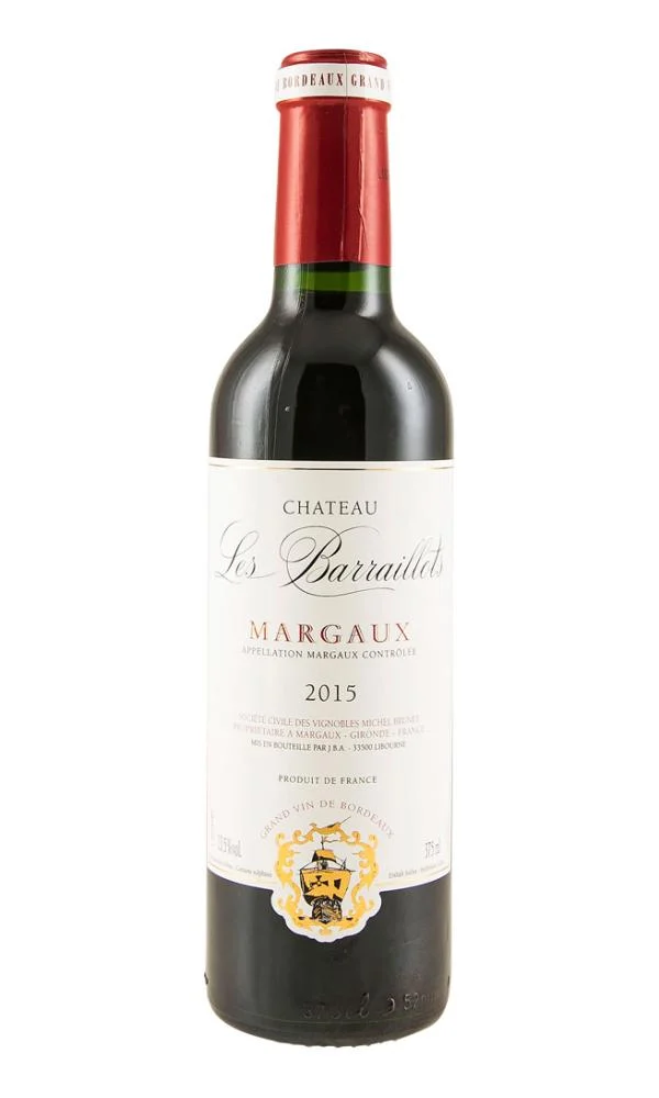 2015 | Chateau Les Barraillots | Margaux (Half Bottle) - Wine