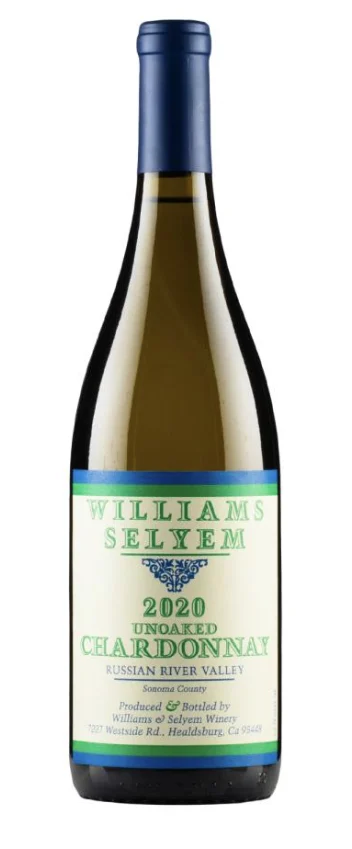 2020 | Williams Selyem | Unoaked Chardonnay - Wine