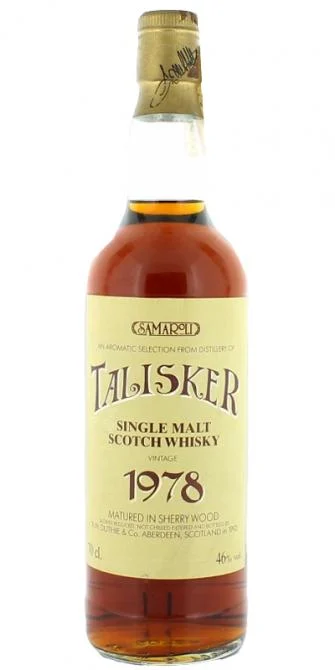 Talisker 1978 Vintage Sherry Wood (Bottled 1992) Samaroli Scotch Whisky | 700ML - Whiskey
