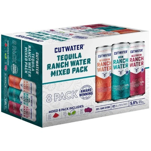 Cóctel mixto de agua Cutwater Tequila Ranch | 8*355ML - Cocktail