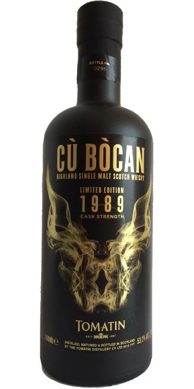 Tomatin Cù Bòcan 1989 Vintage Scotch Whisky | 700ML - Whiskey