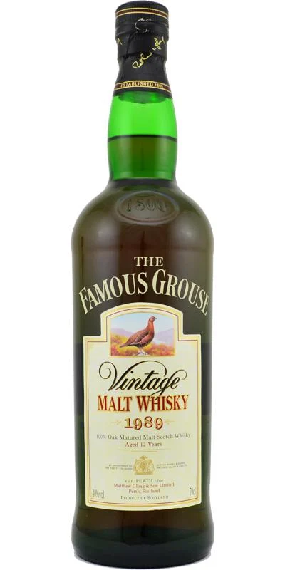 The Famous Grouse 1989 Vintage Malt Whisky | 700ML - Whiskey