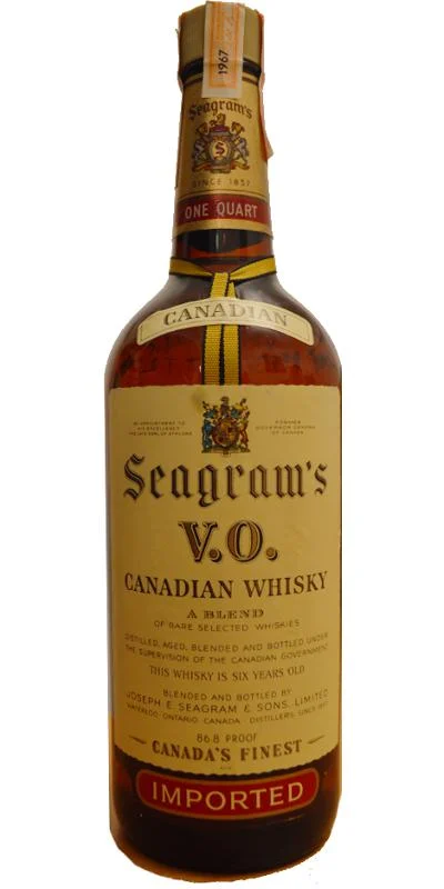 Seagram’s V.O. 1967 Canadian Whisky - Whiskey