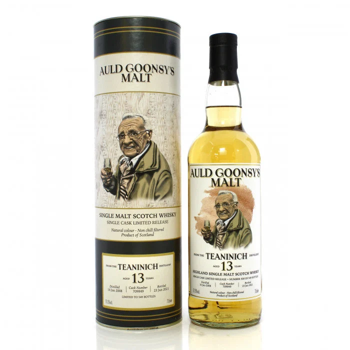 Teaninich 13 Year Old (D.2008, B.2021) The Single Cask Scotch Whisky | 700ML - Whiskey