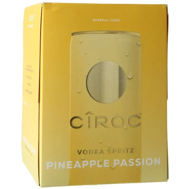 Ciroc Vodka Spritz Pineapple Passion Cocktail | 4*355ML
