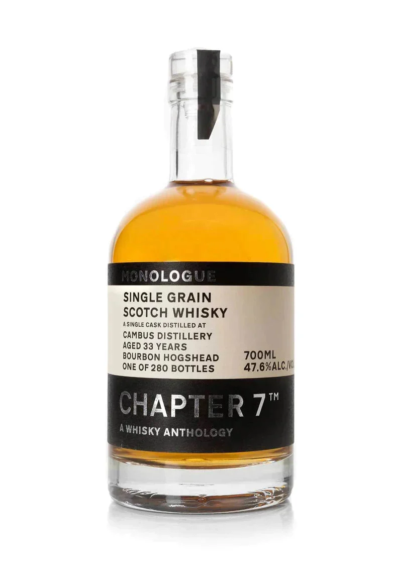 Chapter 7 Monologue Cambus 33 Year Old Old Octave Finish Scotch Whisky | 700ML - Whiskey