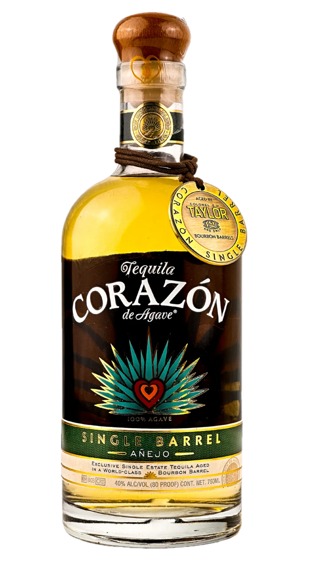 Corazon Anejo Tequila | Colonel E.H. Taylor's Single Barrel | Limited Edition 2023