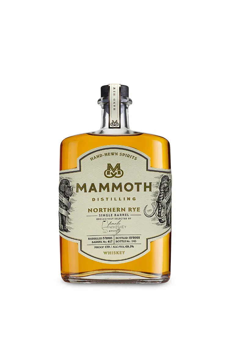 Mammoth Distilling Northern Rye Female Society Whiskey
