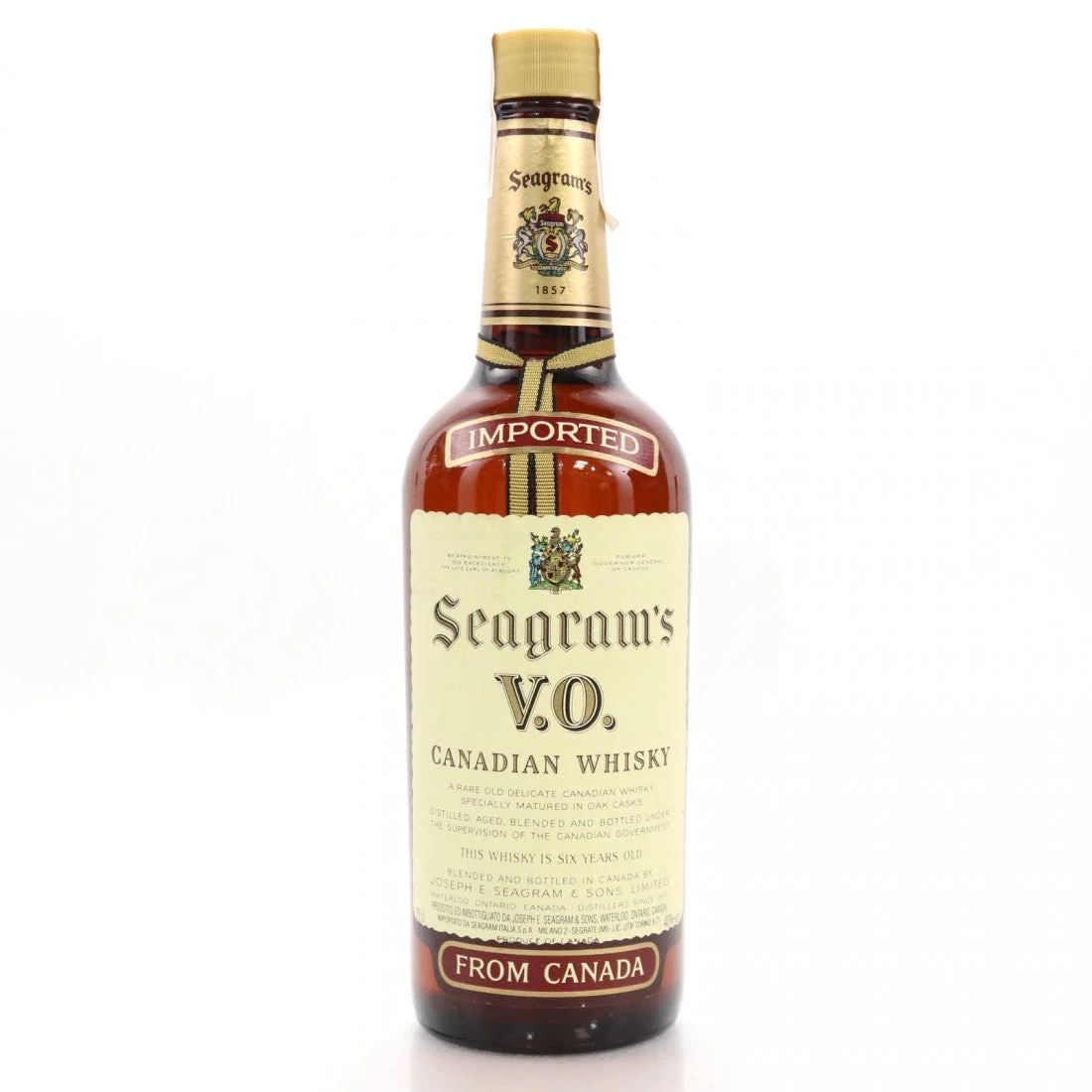 Seagram's VO 1978 Canadian Whisky - Whiskey