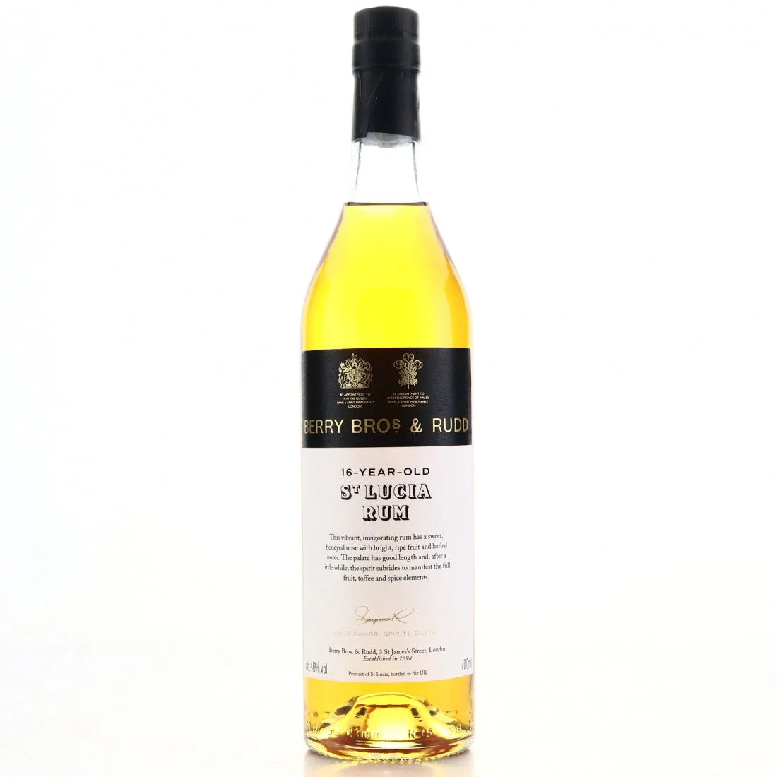 St Lucia 16 Year Old Berry Bros & Rudd Rum | 700ML