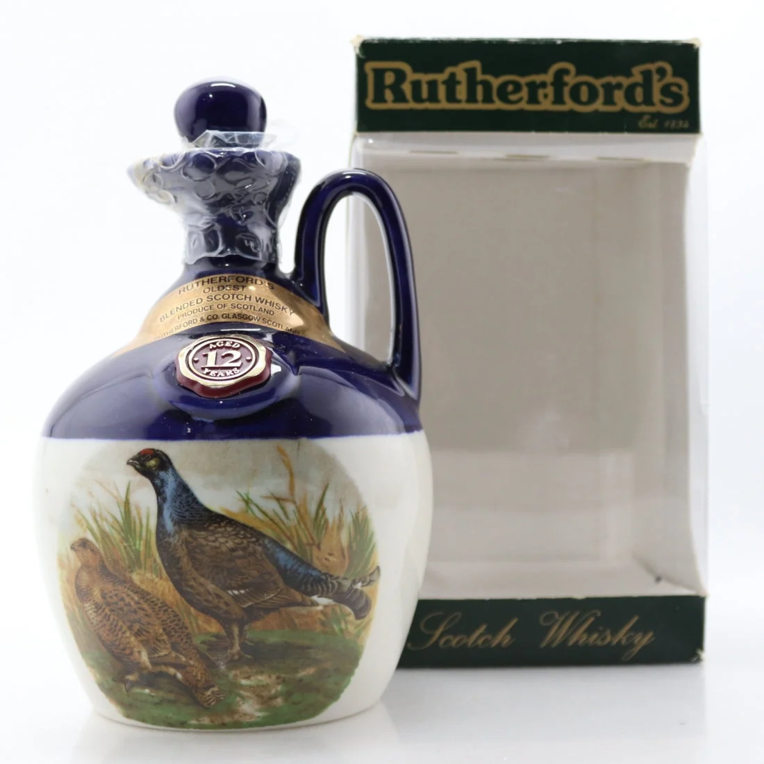Rutherford's Oldest Blackcock Blended 12 Year Old Scotch Whisky | 700ML - Whiskey