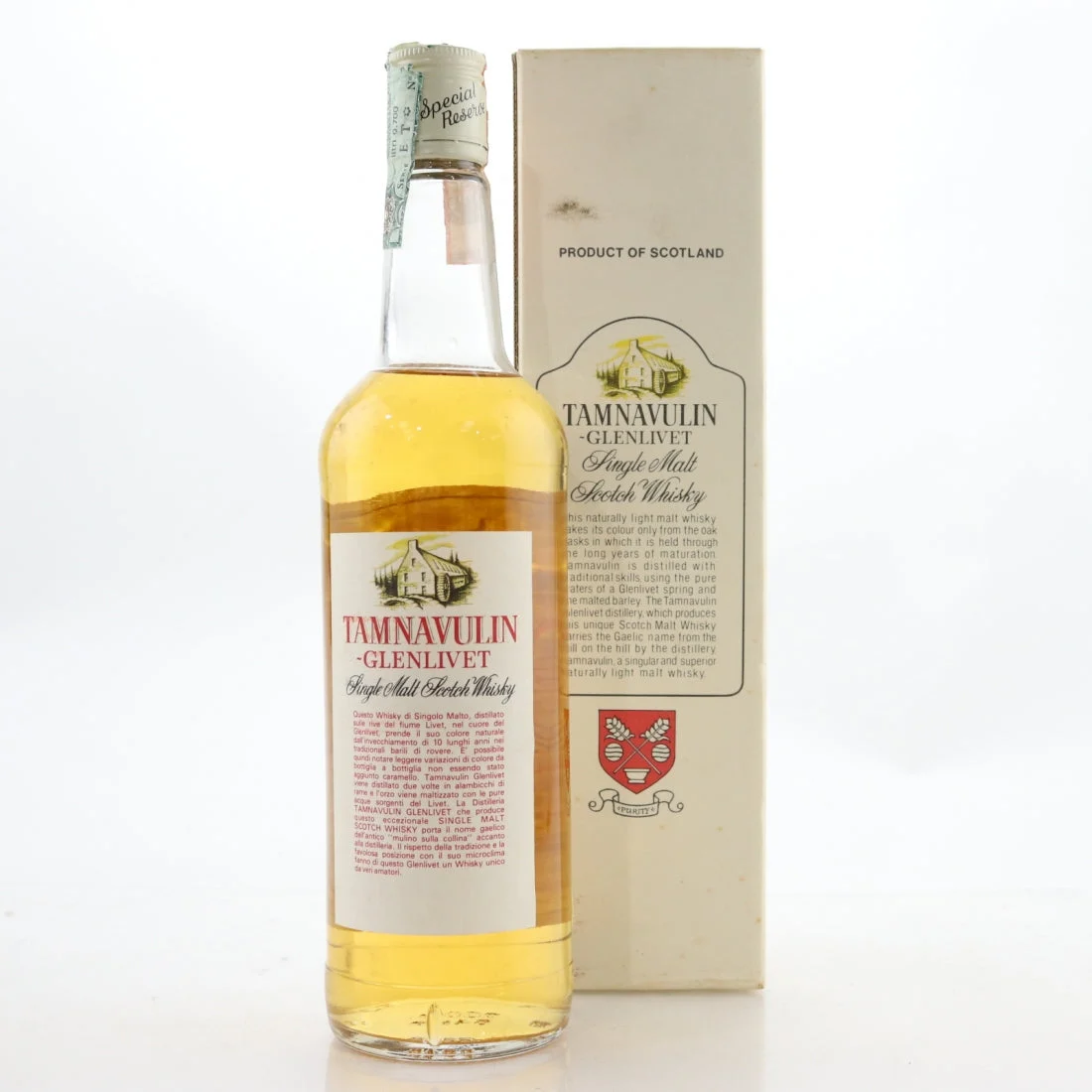 Tamnavulin Glenlivet 10 Year Old Moon Import Scotch Whisky | 700ML - Whiskey