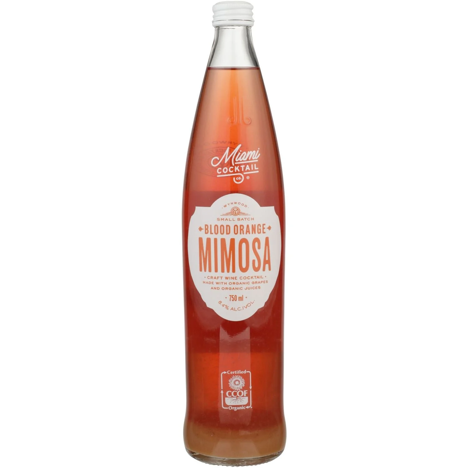 Miami Blood Orange Mimosa Cocktail