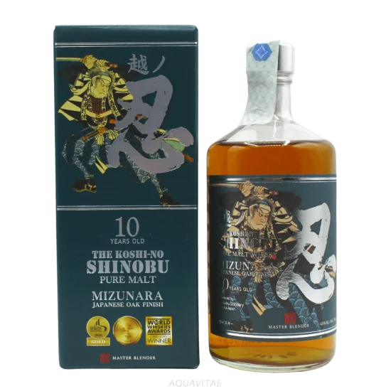 The Koshi-No Shinobu 10 Year Old Pure Malt Mizunara Oak Finish Whisky | 700ML
