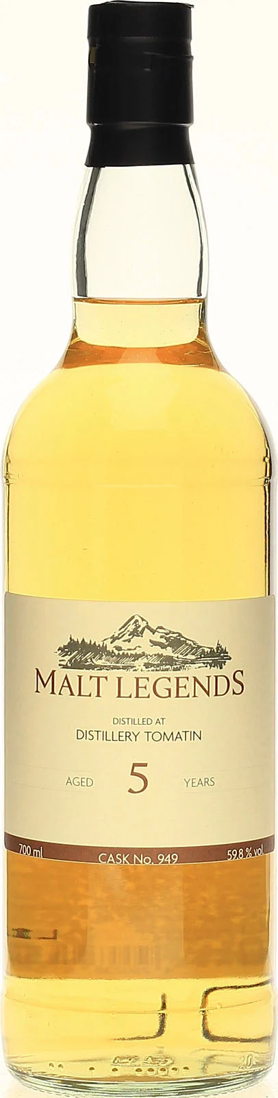 Tomatin 5 Year Old Malt Legends Cask No.949 Scotch Whisky | 700ML - Whiskey
