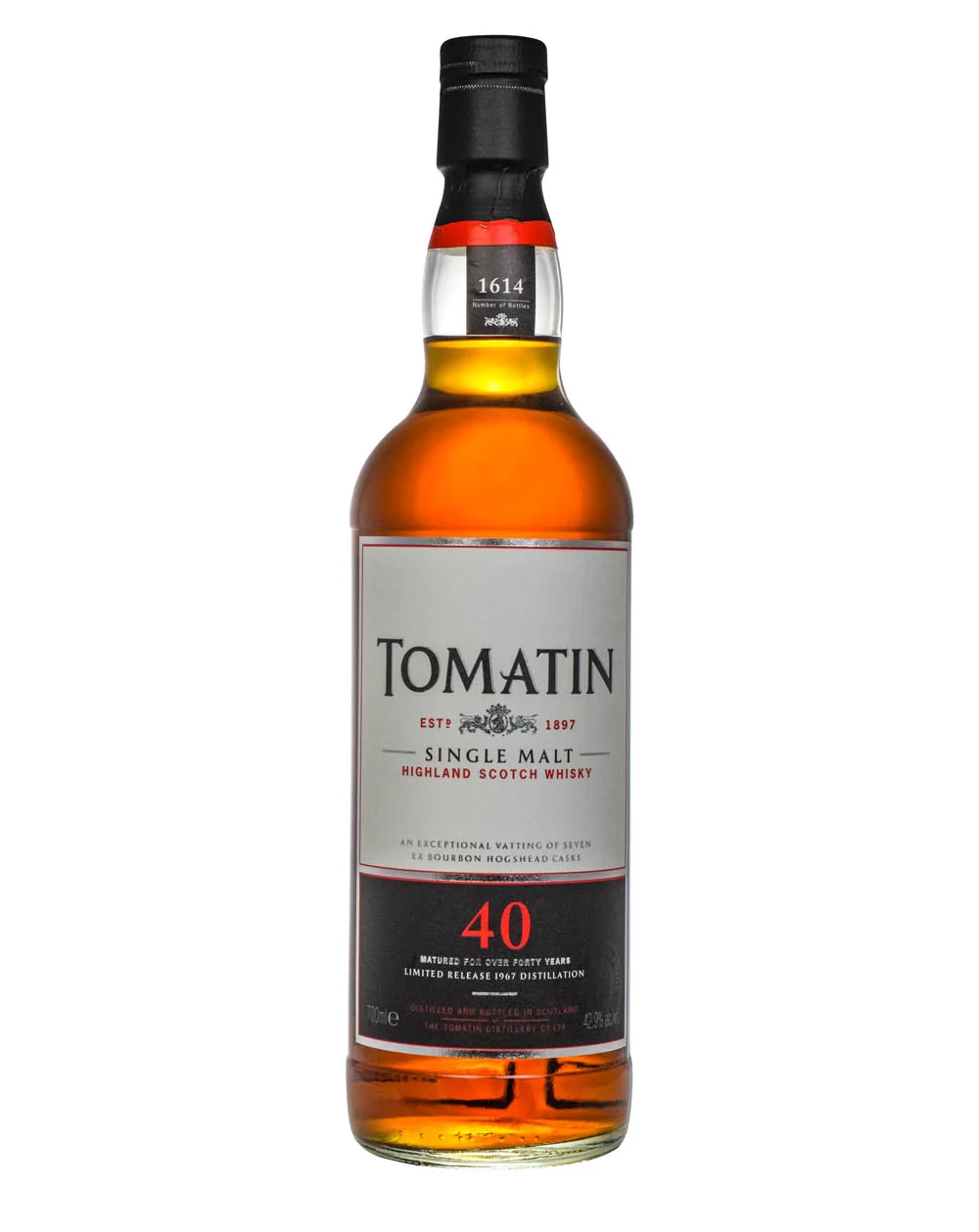 Tomatin 40 Year Old Limited Release 1967 Single Malt Scotch Whisky | 700ML - Whiskey