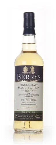 Auchroisk 23 Year Old 1990 (Cask 21752) (Berry Bros. & Rudd) Scotch Whisky | 700ML - Whiskey