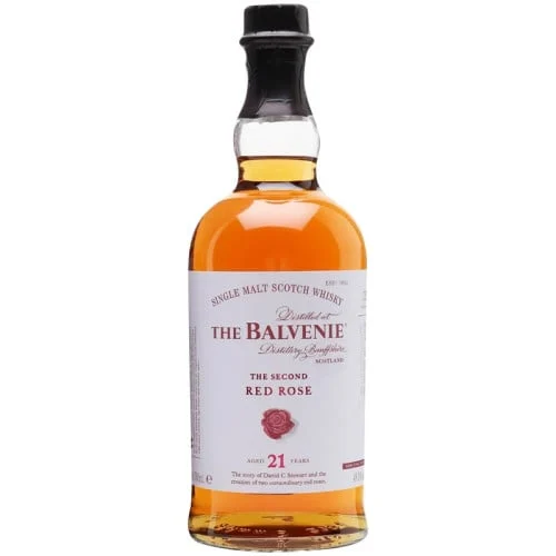 The Balvenie The Second Red Rose 21 Year Old Single Malt Scotch Whisky - Whiskey