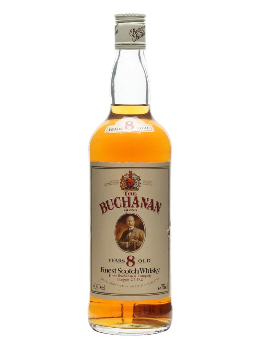 The Buchanan 8 Year Old Blend Finest Scotch Whisky - Whiskey