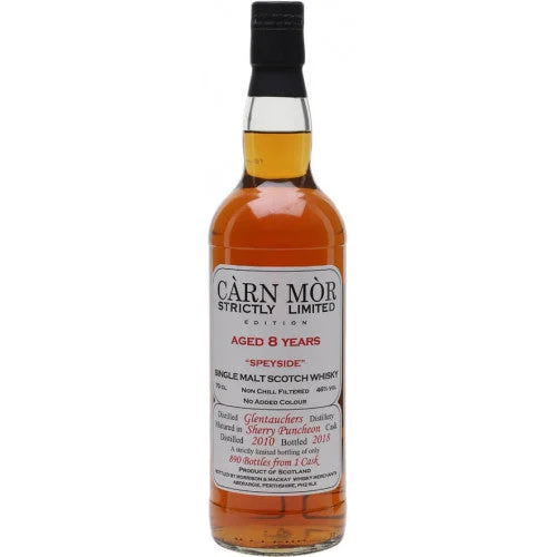 Carn Mor 8 Year Old Speyside Single Malt Scotch Whisky - Whiskey
