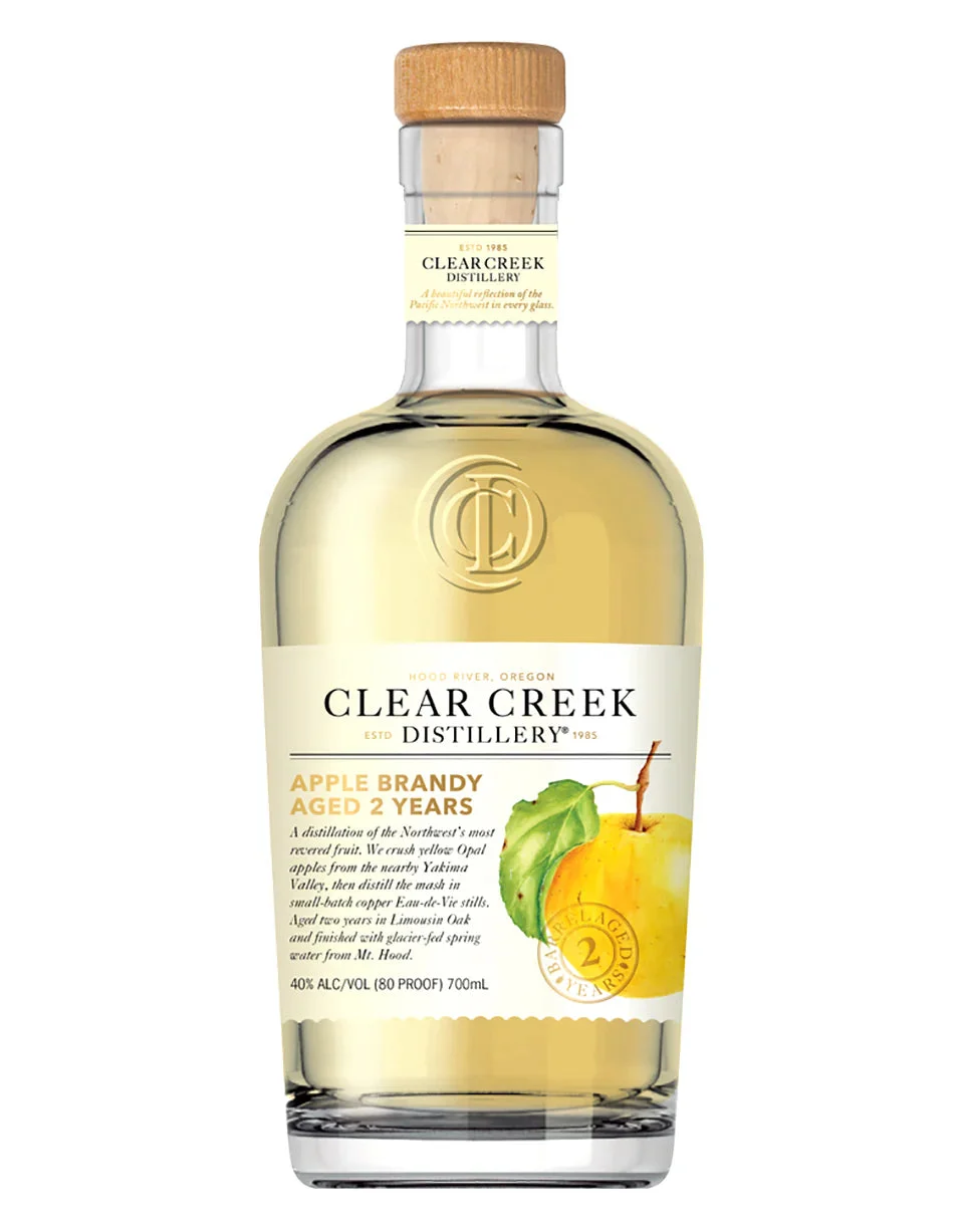 Clear Creek Distillery White Label 2 Year Old Old Apple Brandy | 700ML