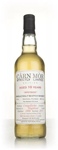 Craigellachie 10 Year Old 2006 (bottled 2017) - Strictly Limited (Carn Mor) Scotch Whisky | 700ML