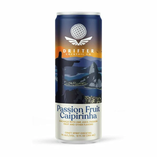 Cóctel Drifter Craft de Caipirinha y Maracuyá | 4*355ML - Cocktail