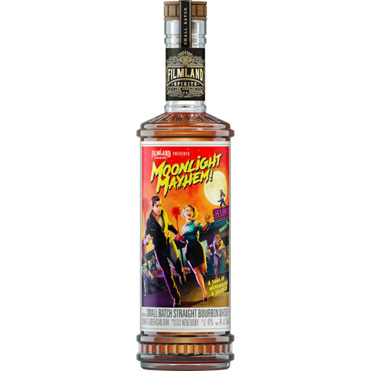 Filmland Spirits Moonlight Mayhem Small Batch Straight Bourbon Whiskey