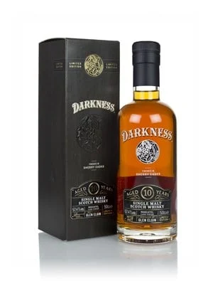 Glen Elgin 10 Year Old Moscatel Cask Finish (Darkness) Scotch Whisky | 500ML - Whiskey