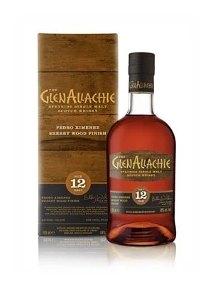 GlenAllachie 12 Year Old Pedro Ximenez Sherry Wood Finish Scotch Whisky | 700ML - Whiskey