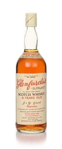 Glenfarclas 8 Year Old 100 Proof (Grant Bonding Co) - 1960s Scotch Whisky