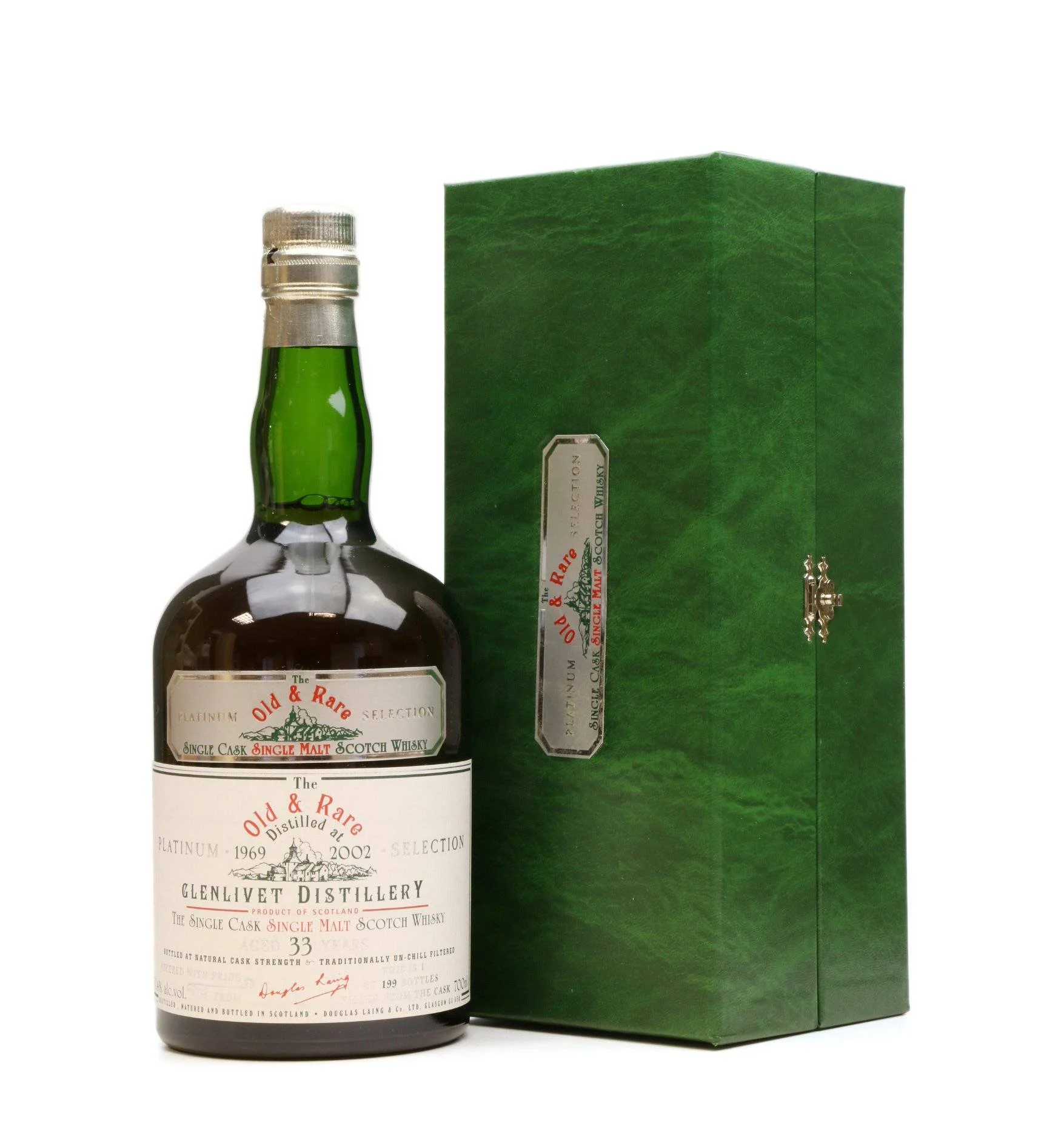The Glenlivet 33 Year Old (D.1969, B.2002) Old & Rare Scotch Whisky | 700ML - Whiskey