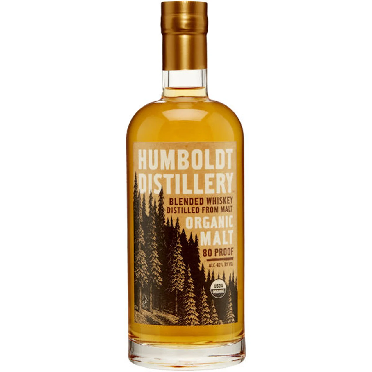 Humboldt Distillery Distilled From Malt Organic Malt (Proof 80) Blended Whiskey