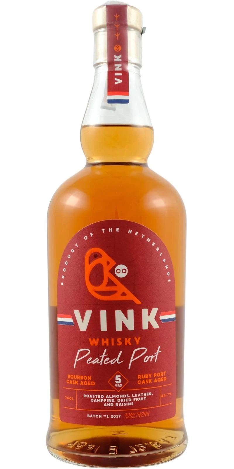Vink 5 Year Old Peated Port Batch No.1 Whisky | 700ML - Whiskey