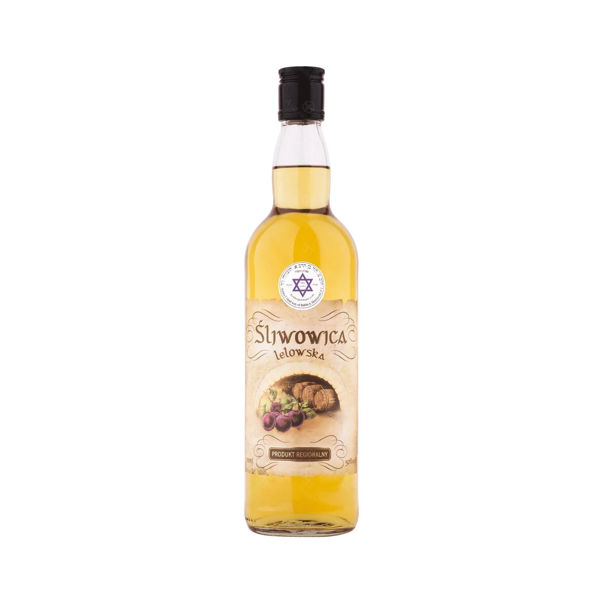 Sliwowica Lelowska Kosher Certificate (Proof 144) Vodka | 500ML
