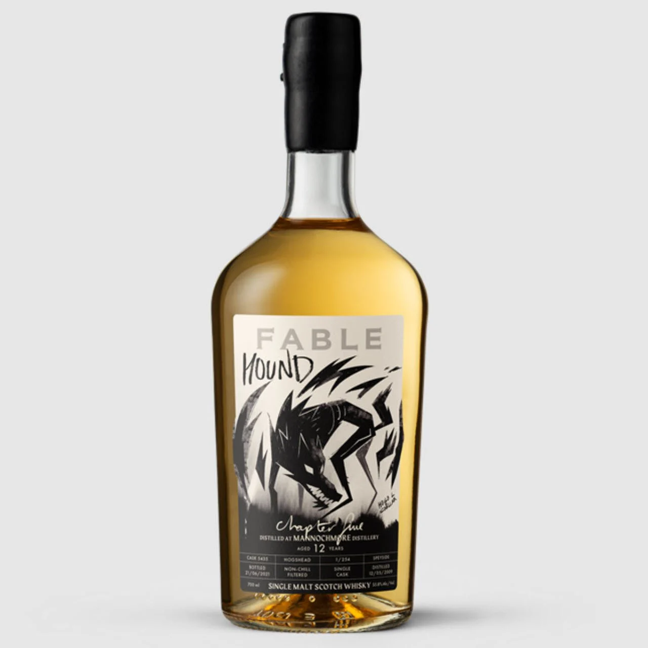 Fable 'Hound' Mannochmore Capítulo Cinco Whisky escocés de pura malta de 12 años | 700ML - Whiskey