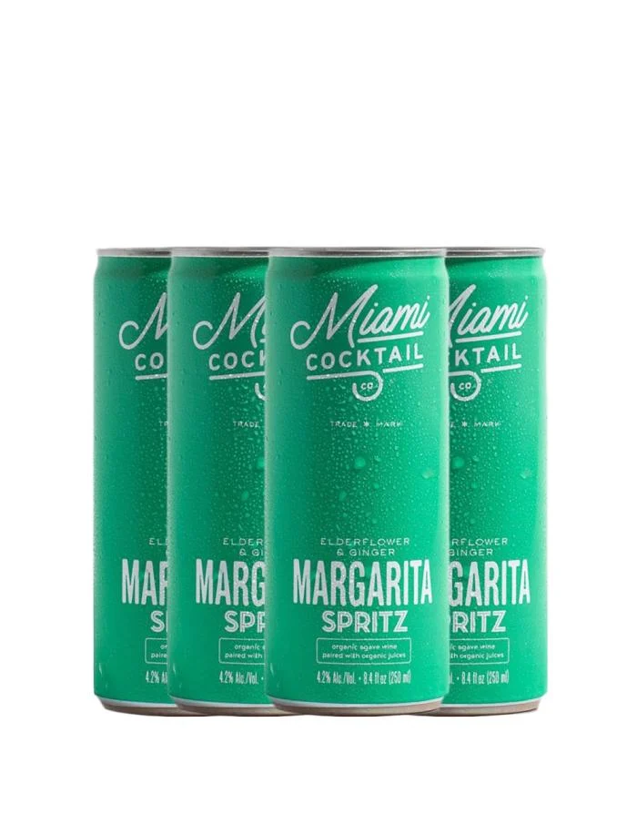 Miami Company Elderflower & Ginger Margarita Spritz Cocktail | 4*250ML