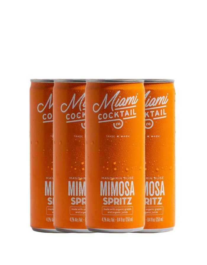 Miami Mandarin Rose Mimosa Spritz Cocktail | 4*250ML