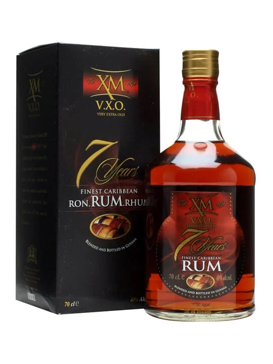 XM V.X.O. 7 Year Old Finest Carribbean Rum | 700ML - Ron