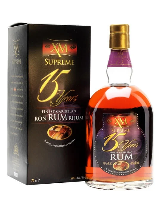 XM Supreme 15 Year Old Finest Carribbean Rum | 700ML - Ron