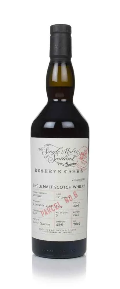 Speyside 12 Year Old The Single Malts of Scotland Reserve Cask Parcel No. 6 Scotch Whisky | 700ML - Whiskey