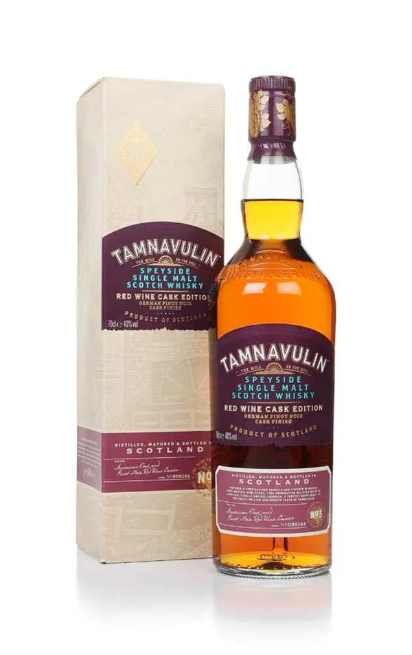 Tamnavulin Red Wine Cask Edition German Pinot Noir Finish Scotch Whisky | 700ML - Whiskey