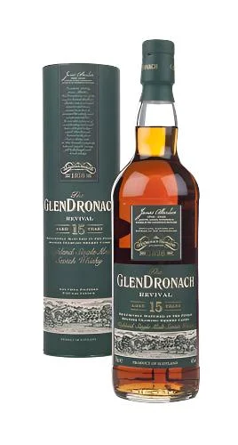 The GlenDronach 15 Year Old Revival (Old Bottling) Scotch Whisky | 700ML - Whiskey