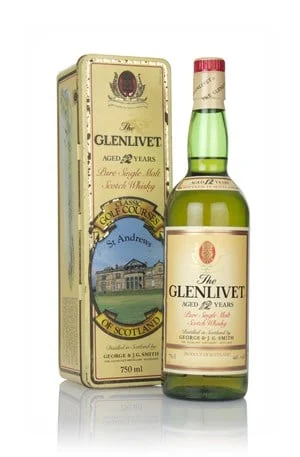The Glenlivet 12 Year Old - Classic Golf Courses of Scotland (St Andrews) - 1990s Scotch Whisky