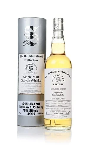 Unnamed Orkney 13 Year Old 2009 (Casks DRU17/A67 #18+19) - Un-Chillfiltered Collection (Signatory) Scotch Whisky | 700ML