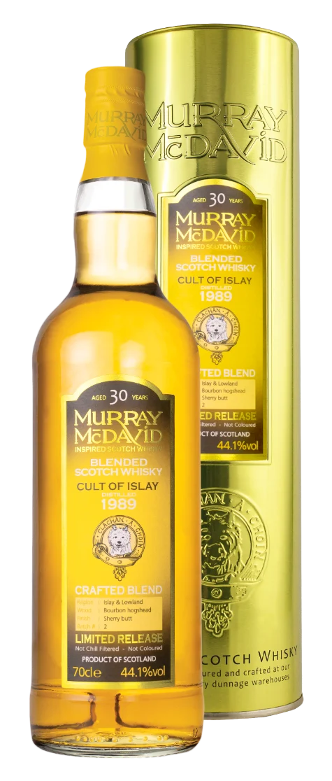 (Murray McDavid) Cult of Islay 1989 Crafted Blend - Limited Release (Batch 2) 30 Year Old 2019 Release Scotch Whisky | 700ML